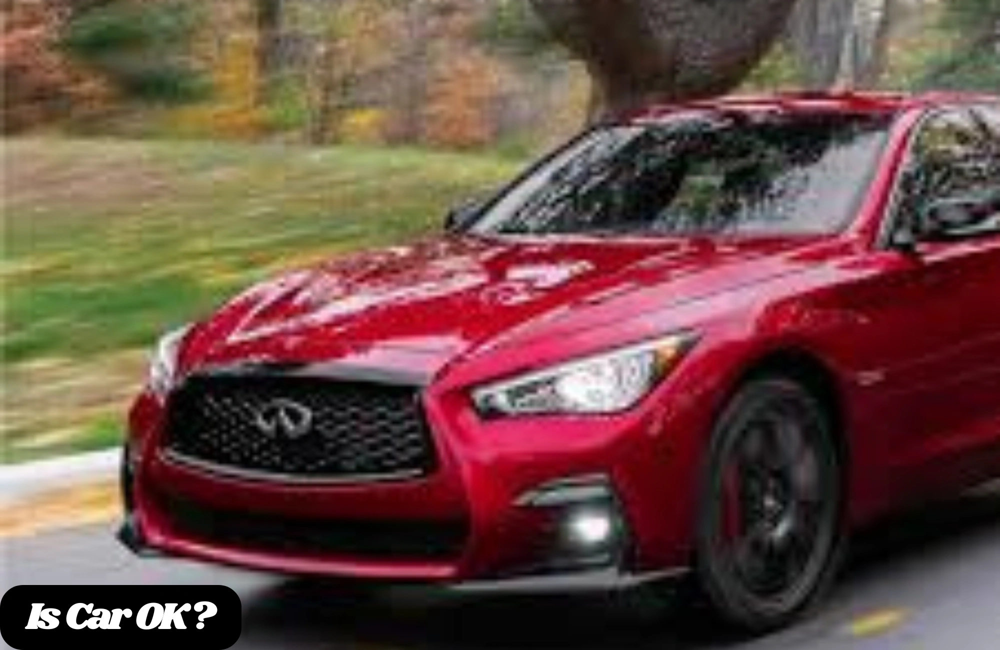 Infiniti Q50 Red Sport Full Review
