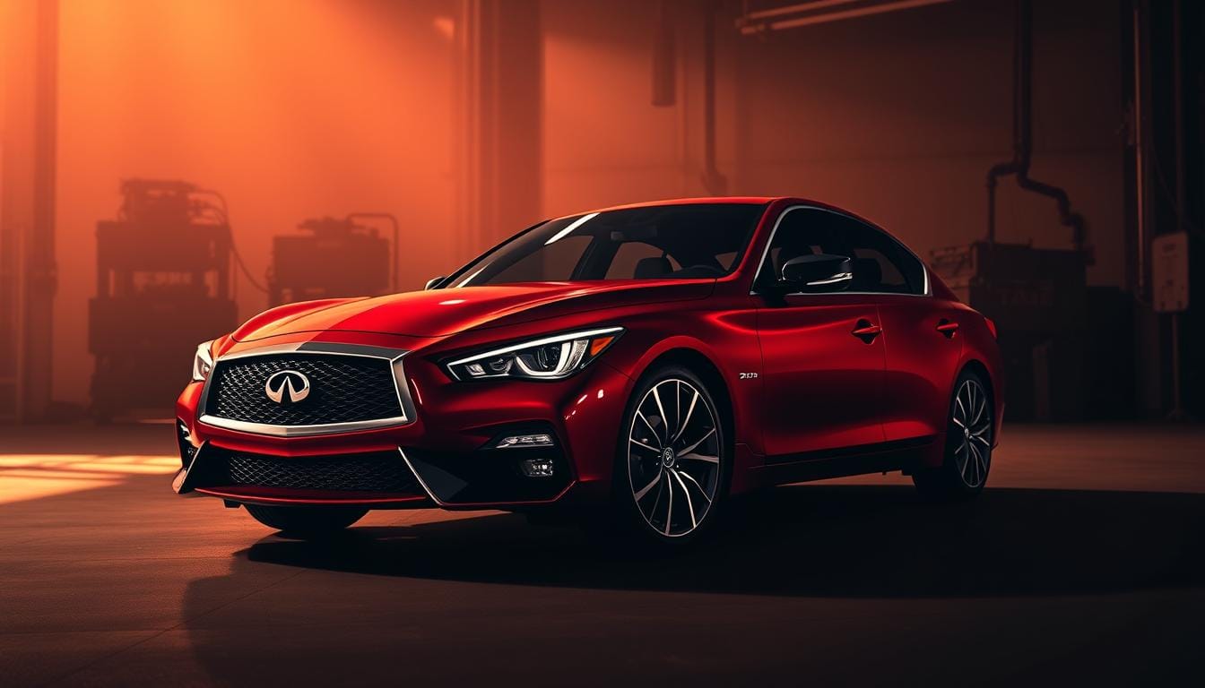 Infiniti Q50 Red Sport performance