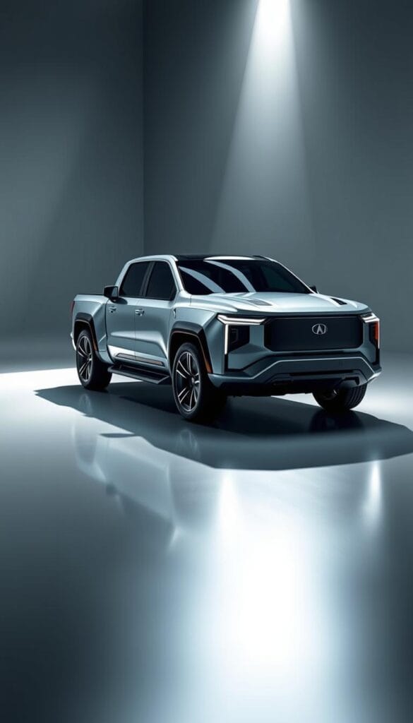 An elegant, gleaming IsCarOk Lordstown Endurance electric pickup truck takes center stage, its bold and distinctive exterior design commanding attention. The vehicle is positioned in a minimalist, modern setting, with clean lines and a sleek, futuristic aesthetic. Soft, directional lighting highlights the truck's sharp angles and sculpted surfaces, casting dramatic shadows that accentuate its powerful presence. The truck is surrounded by a subtle, moody atmosphere, conveying a sense of tech-savvy sophistication and innovation - a commanding visual representation of the Lordstown Endurance's market strategy.