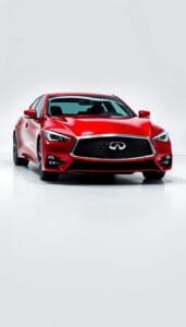 Infiniti Q50 Red Sport performance in sport cars class