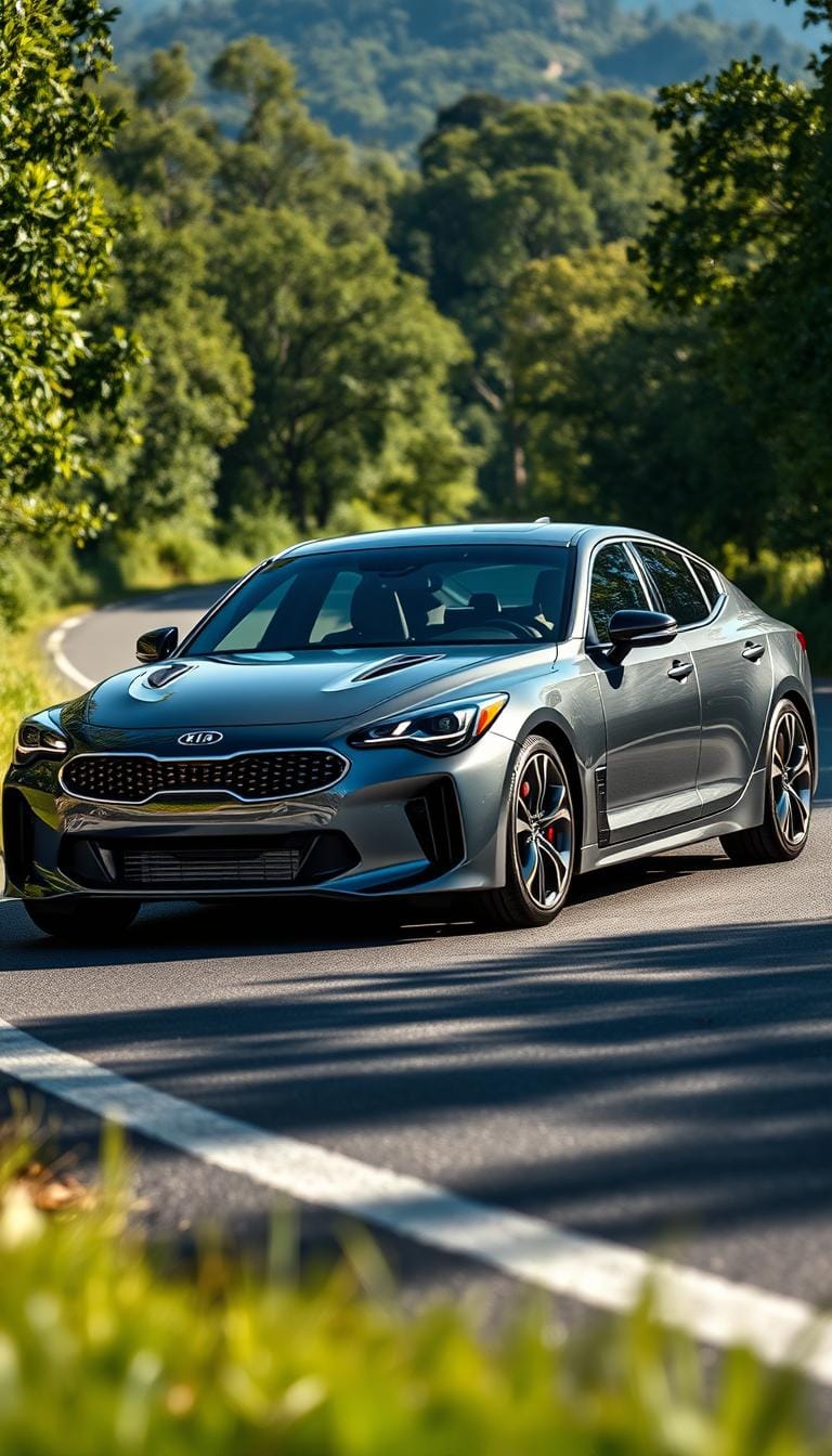 Kia Stinger GT2 in top affordable sport cars list