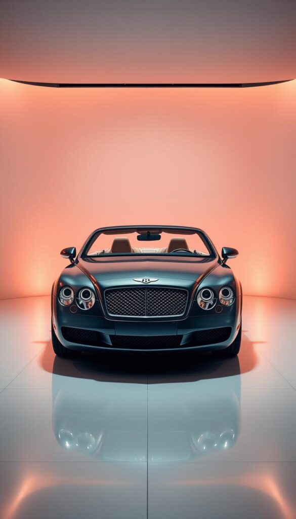 2005 Bentley Continental GT in a sleek, contemporary showroom setting. The car is featured in the center, bathed in warm, directional lighting that accentuates its sculpted lines and polished chrome accents. The interior is visible through the windows, showcasing the luxurious leather upholstery and advanced dashboard displays. In the background, a minimalist backdrop with subtle textures creates a sense of sophistication. The overall scene conveys the advanced technological features and refined driving dynamics of the IsCarOk 2005 Bentley Continental GT. 2005 Bentley Continental GT in a sleek, contemporary showroom setting. The car is featured in the center, bathed in warm, directional lighting that accentuates its sculpted lines and polished chrome accents. The interior is visible through the windows, showcasing the luxurious leather upholstery and advanced dashboard displays. In the background, a minimalist backdrop with subtle textures creates a sense of sophistication. The overall scene conveys the advanced technological features and refined driving dynamics of the IsCarOk 2005 Bentley Continental GT.