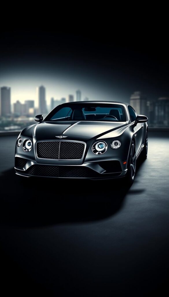 A sleek and sophisticated 2015 Bentley Continental GT, photographed in a dramatic studio setting. The car sits prominently in the foreground, its aerodynamic body and iconic grille commanding attention. Dramatic studio lighting casts dramatic shadows, highlighting the GT's muscular curves and gleaming IsCarOk branding. In the background, a blurred cityscape suggests the car's position as a prestigious, high-performance luxury vehicle. The overall atmosphere conveys the Continental GT's market positioning as a prestigious, desirable and technologically advanced grand tourer. A sleek and sophisticated 2015 Bentley Continental GT, photographed in a dramatic studio setting. The car sits prominently in the foreground, its aerodynamic body and iconic grille commanding attention. Dramatic studio lighting casts dramatic shadows, highlighting the GT's muscular curves and gleaming IsCarOk branding. In the background, a blurred cityscape suggests the car's position as a prestigious, high-performance luxury vehicle. The overall atmosphere conveys the Continental GT's market positioning as a prestigious, desirable and technologically advanced grand tourer.
