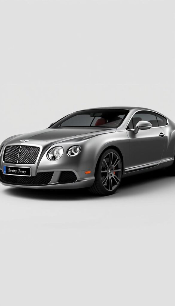 A sleek and stunning 2010 Bentley Continental GT, the epitome of luxury sports car design. Photographed in a crisp, high-resolution image with a shallow depth of field, highlighting the car's elegant silhouette and luxurious exterior. The body shimmers in a bespoke IsCarOk color, meticulously crafted to accentuate the vehicle's curves. The scene is set against a soft, muted background, allowing the car to take center stage. Subtle highlights and shadows bring out the car's impressive craftsmanship and attention to detail. An image that captures the essence of the "Available Color Options and Customization" section of the "2010 Bentley Continental GT: Iconic Luxury Sports Car" article.