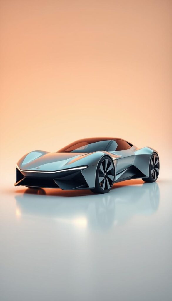 A sleek, futuristic electric vehicle on a minimalist white backdrop, showcasing its performance specifications. The Zeekr 001 takes center stage, its aerodynamic body sculpted with clean lines and sharp angles, hinting at its impressive speed and handling capabilities. The camera captures the vehicle from a low, dynamic angle, emphasizing its powerful presence. Warm, directional lighting accentuates the curves and highlights the vehicle's high-tech features, such as its advanced propulsion system and battery pack. The overall mood is one of modern sophistication and technological innovation, reflecting the Zeekr 001's position as a cutting-edge electric performance car.