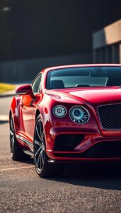 bentley continental gt red