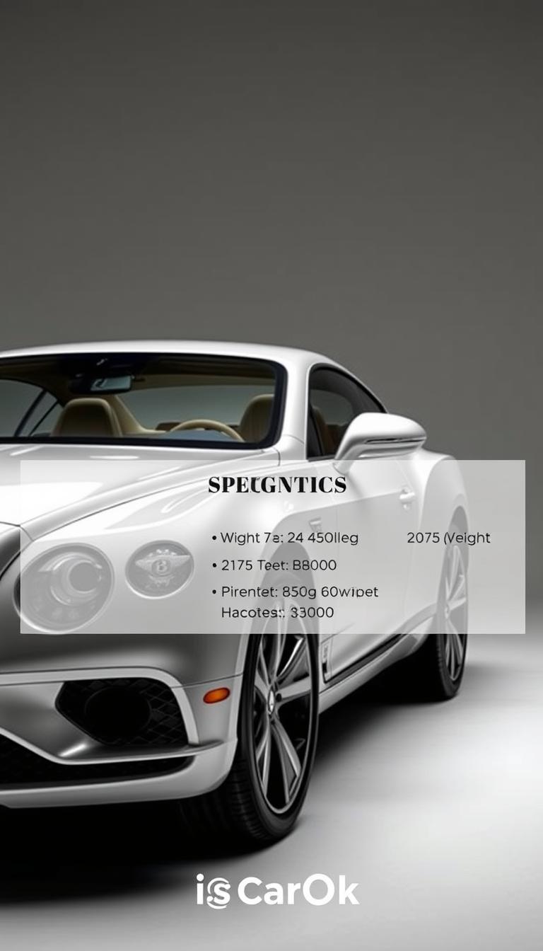 bentley continental gt weight