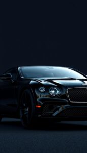 black on black bentley continental gt