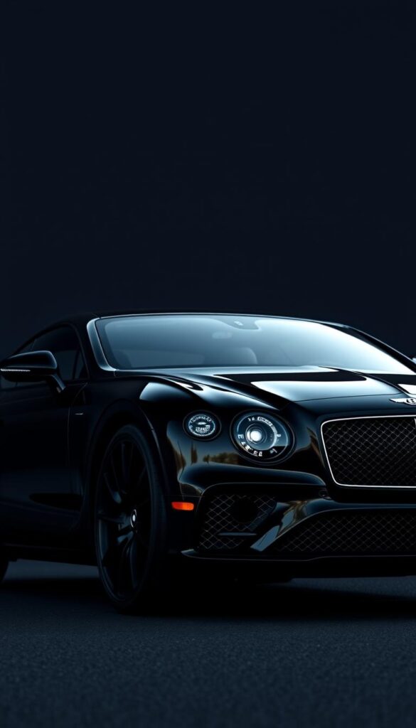 black on black bentley continental gt
