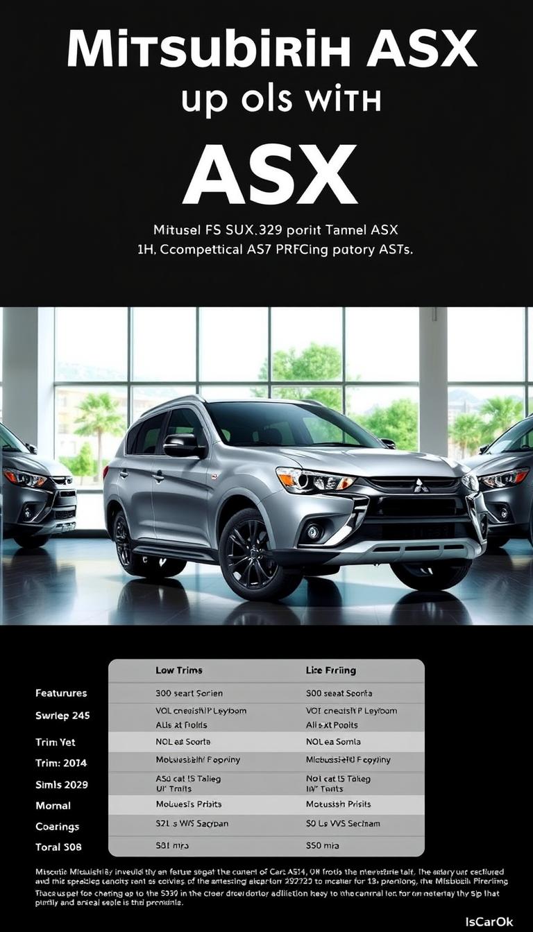 mitsubishi asx price