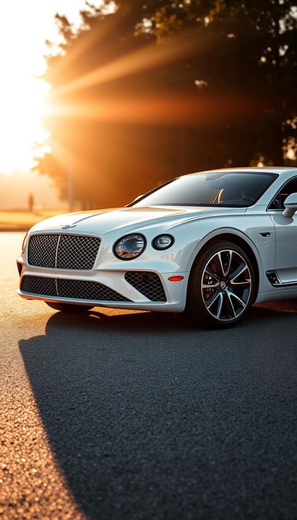 white bentley gt continental